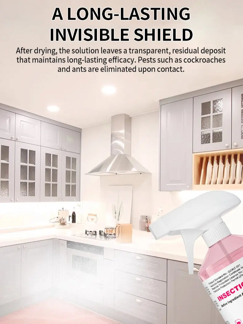 Indoor Cockroach Killer Pest Control Spray, User-Friendly Versatile Home Care Solution for Cockroaches & Other Insects