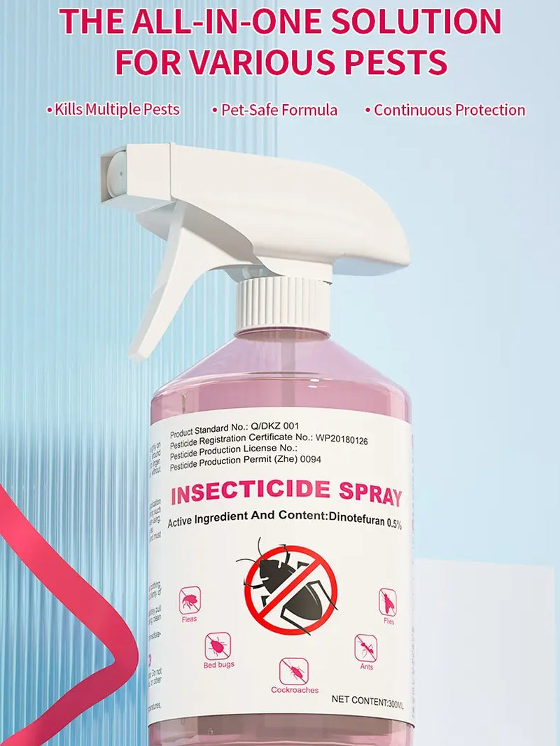 Indoor Cockroach Killer Pest Control Spray, User-Friendly Versatile Home Care Solution for Cockroaches & Other Insects